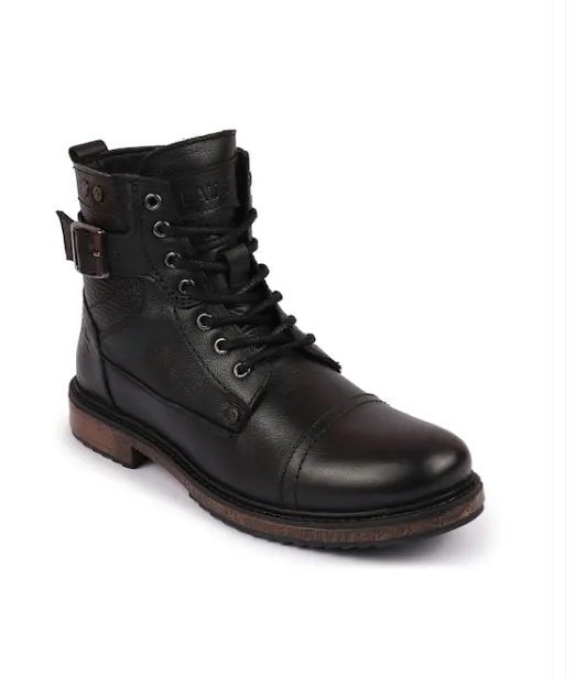 Black boots for men for outing