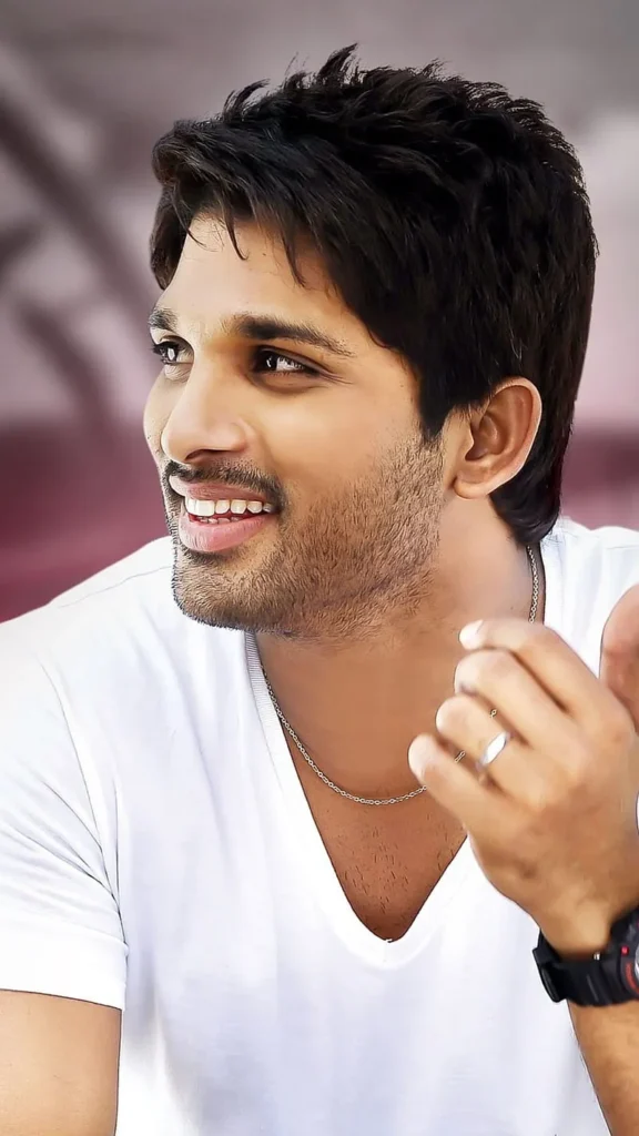 white t shirt Outfit by Allu Arjun