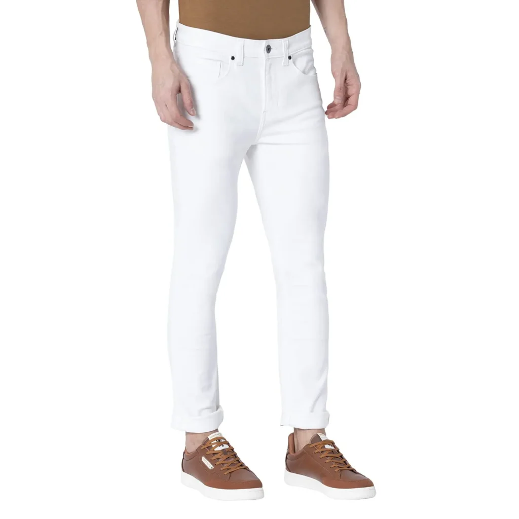 white jeans pant for men