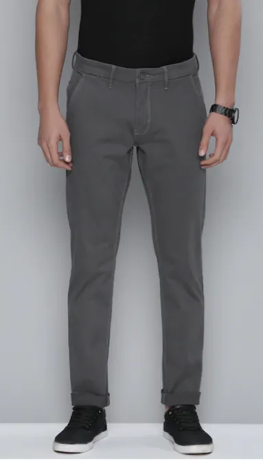 Grey trouser jeans for men for any outfit