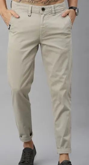 beige colour trouser for men