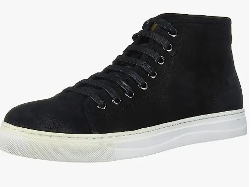 High top cool sneakers for men