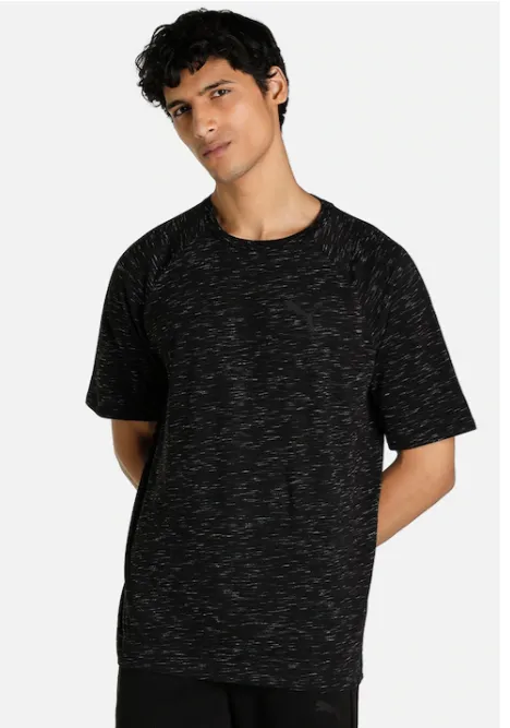 Black oversized T shirt for men