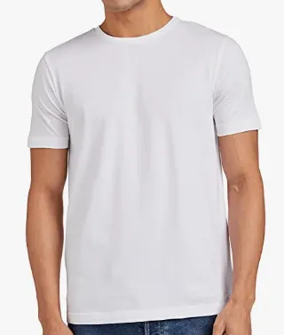 white half sleeve tshirt for men