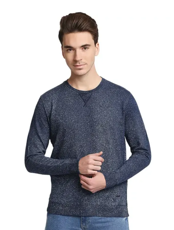 Grey full sleeves T shirt for men 2025