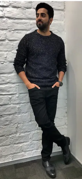 Date cool outfit by Ayushmann Khurrana