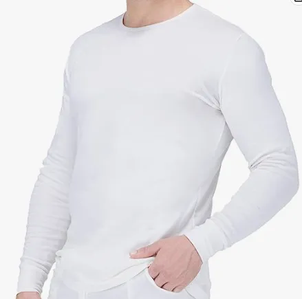 White full sleeves round neck t shirt plain T shirt