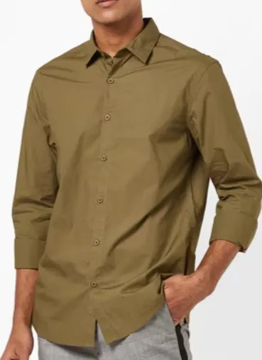 Khaki shirt for men