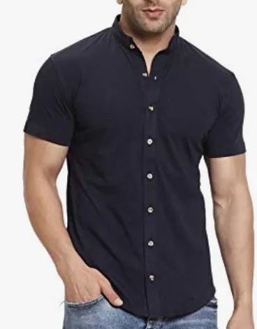 Black shirt half sleeves for men best combination