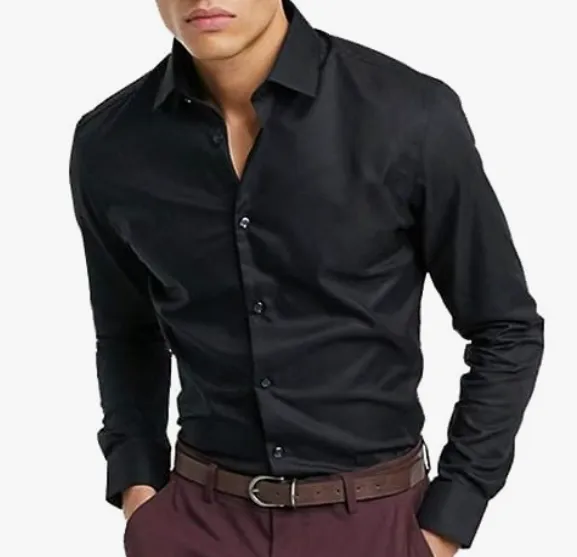 Black shirt for office wear and party wear both