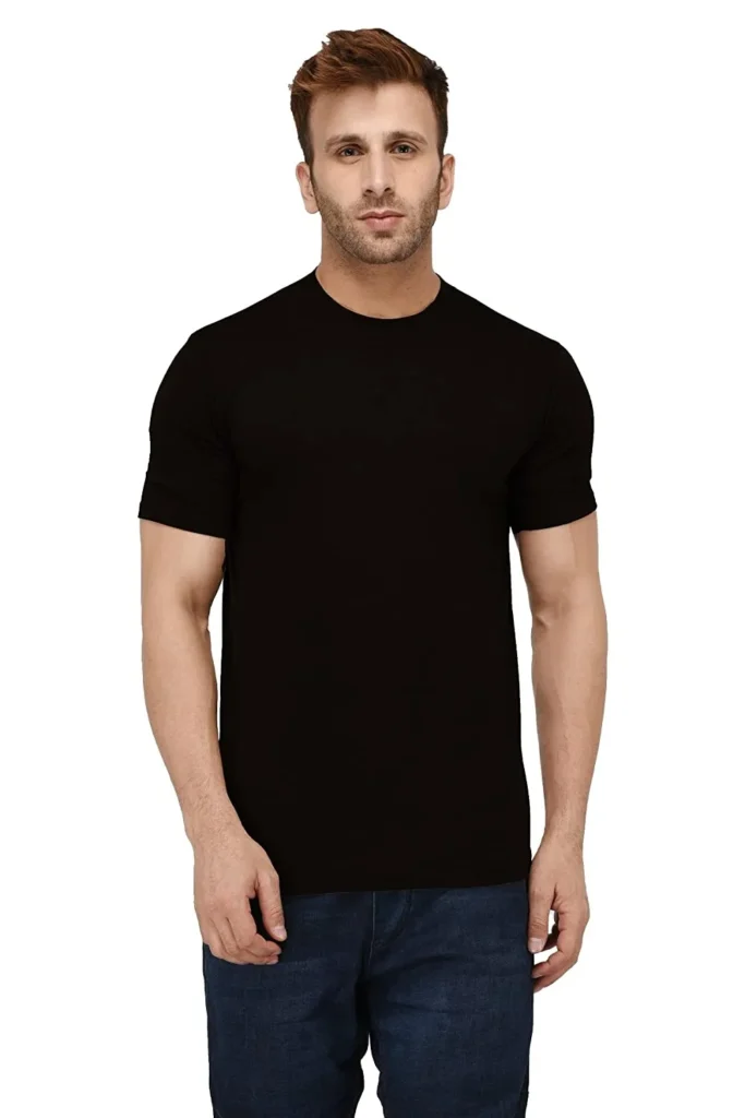 black Half sleeves shirt for men