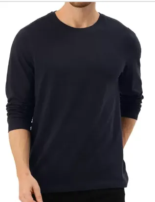 Black full sleeves T shirt for men