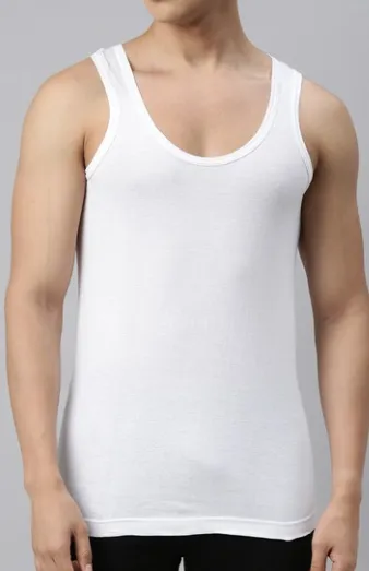 White baniyan for men