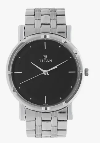 Titan Watch for men silver band