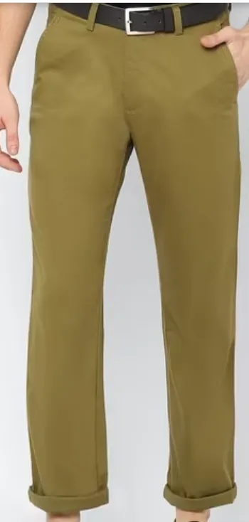 khaki trouser for men for white shirt