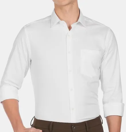 white shirt inside blazer for man