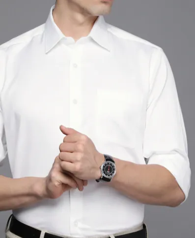 White shirt inside Blazer for men