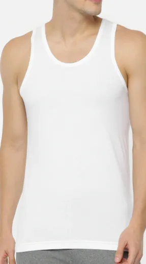 vest white colour for men
