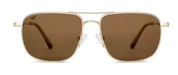Cool brown layering sunglasses for men