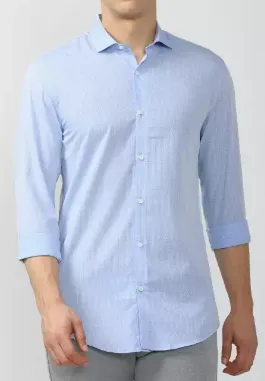 Faint blue shirt for office wear for men