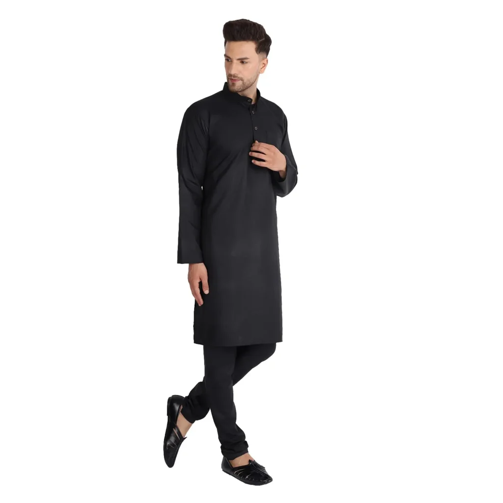 Black Kurta for men