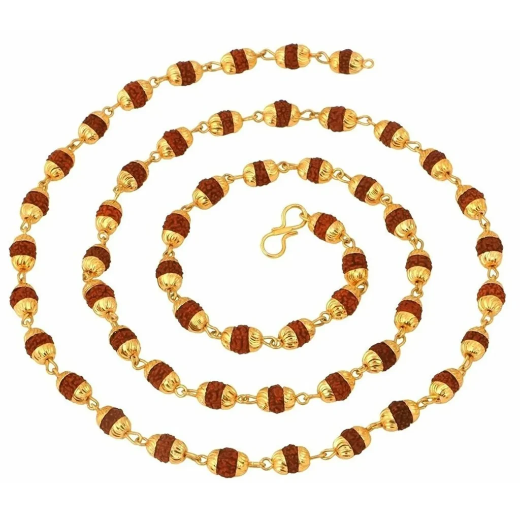 rudraksha chain for men