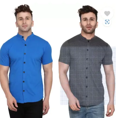 blue Gray colour shirt