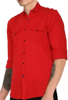 red shirt for men