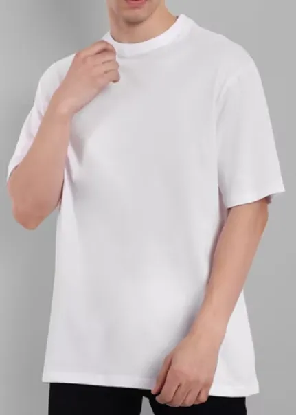 white oversized tshirt