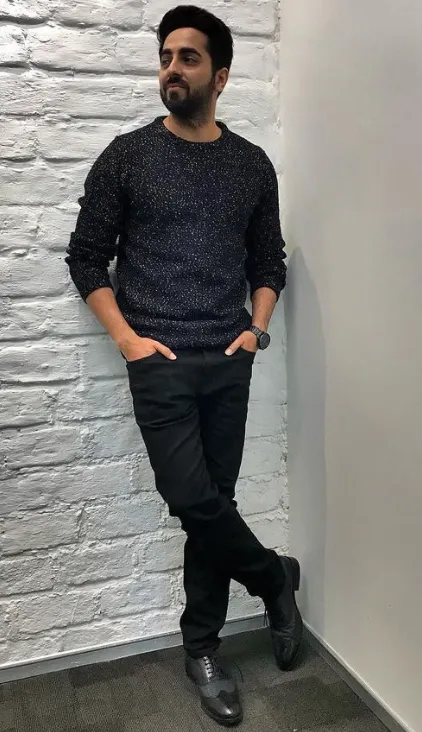 ayushmann khurrana in party wear t shirts for mens