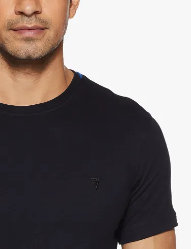 Black Half Sleeve Tshirt for Men
