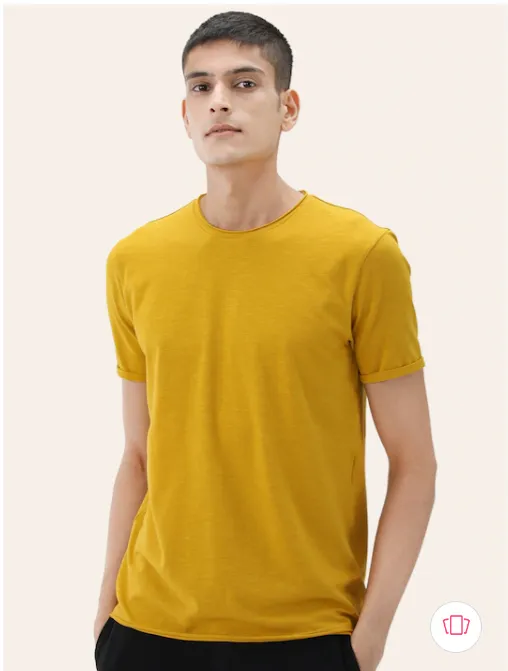 Yellow Colour T Shirt Combination Pant